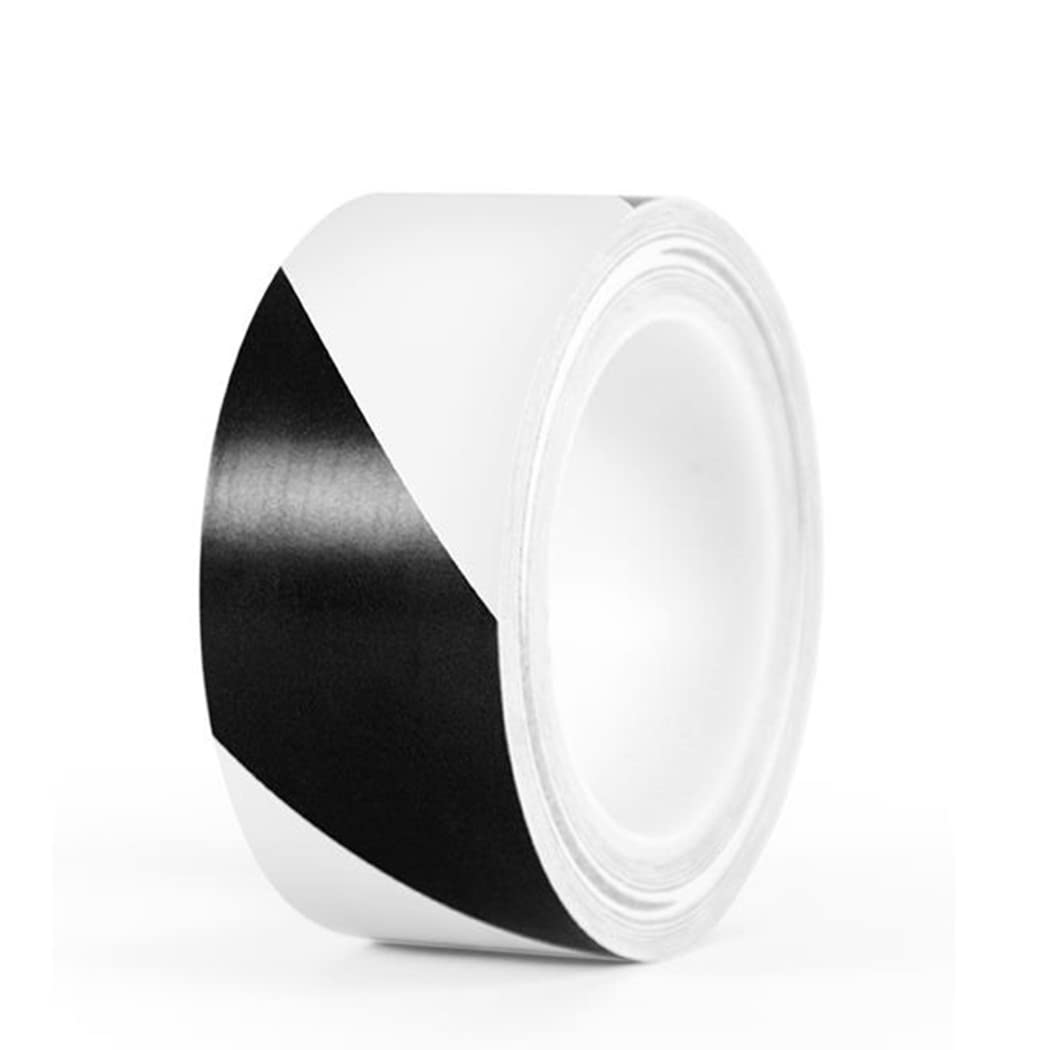 Nastro di Segnalazione Pericolo 48 mm x 33 m Segnaletica autoadesiva Riflettente for Pavimenti