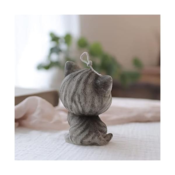 LZYY Kerzenform 3D Süße Katze Kerze Silikonform Simulation Tier Modellierung Cartoon Katze DIY Aromatherapie Gips… – Bild 4