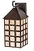Meyda Tiffany 174790 Transitional One Light Wall Sconce from Clavos Collection in Bronze/Dark Finish, 36.00 inches, Rust