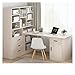 Komputerowe biurko Home Corner Desk Regały zintegrowane szafki do przechowywania tabeli z dużymi blatami NMHWRHJ (Color : 120x80x145CM)