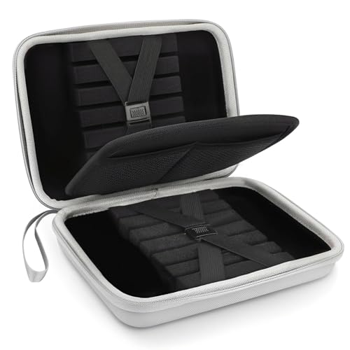 Zyiphor Custodia per Freccette, Custodia Rigida Impermeabile PU per Freccette, Custodia Organizer Protettiva, per 12 Freccette a Punte in Acciaio o Morbide (Grigio)