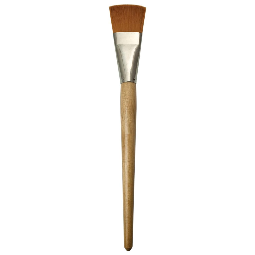 Royal & Langnickel, Jumbo Brush, Medium Gold Taklon, Flat 60, R705-60