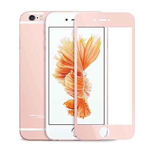 iPhone 6s Plus / 6 Plus Screen Protector, Front and Back Mirror Finish Cambond Thinnest 3D Touch Compatible Tempered Glass Screen Protector for iPhone 6S Plus / 6 Plus 5.5 Inch (Pink/Rose Gold)