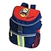 Produktbild Sigikid Kinder-Rucksack mit Wunsch-Name bestickt 26 cm x 12 cm x 30 cm Frido Firefighter dunkelblau rot Kindergarten-Tasche personalisiert im Feuerwehr-Look mit Reflektor-Streifen