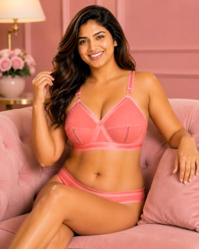 Image of SONA Perfecto Plus Size Cotton Full Coverage Bra for Women Heavy Bust