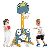 Hauteur réglable : Le panier de basket est réglable en hauteur pour s’adapter à la croissance des enfants. Il offre 4 niveaux de hauteur (81 à 111 cm), garantissant un confort d’utilisation pour les enfants de différentes tailles, idéal à partir de 3 ans. Cette conception permet d’ajuster la hauteur à mesure que l’enfant grandit, offrant un compagnon de jeu de longue durée.