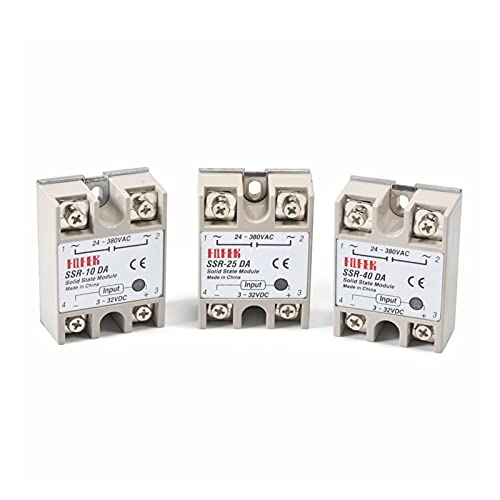 Relé SSR-25DA de alta respuesta para control preciso de carga 24-380V CA 5