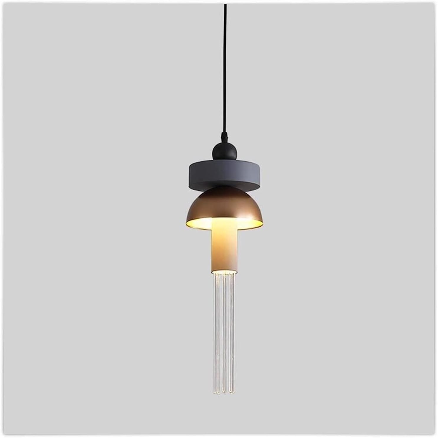 Simple Restaurant Chandelier Nordic Aisle Lights Bar Candlestick Creative Warm Color Macaroons Lamp Single Head (Size:B) (Color : B) (A)