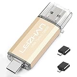 leizhan USB C Flash Drive 128GB, Type-C USB Memory Stick for Samsung Galaxy S10+, S10e, S10,S9, Note 9, S8,Google Pixel XL Thumb Drive, with USB OTG Adapter Micro and Type-C USB to USB Converter