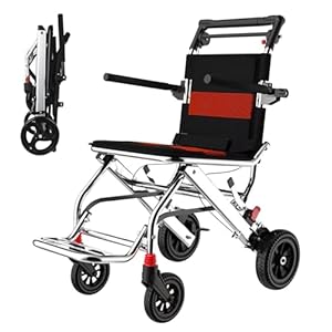Amieron Faltbarer Leichter Transportrollstuhl