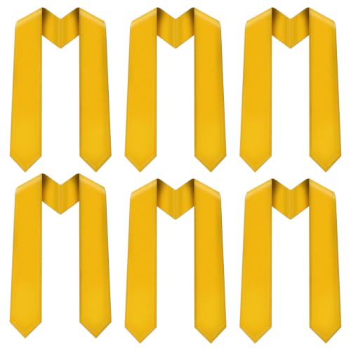 Image of Plain Graduation Stole Sash 60 Inch Unisex Adults Solid