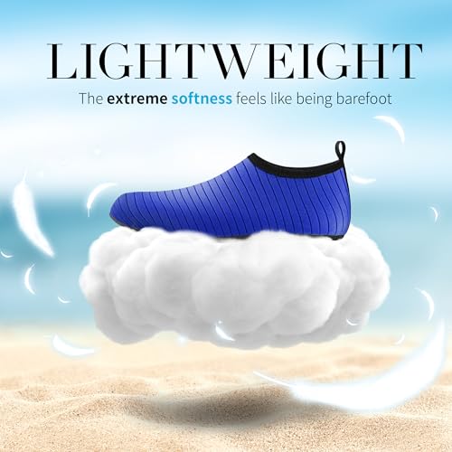 Image of Homitem Water Shoes for Women Men Aqua Socks Swim Beach Pool River Slip-On Barefoot Quick-Dry Vacation Cruise Essentials Accessories for Yoga Kayak Sports