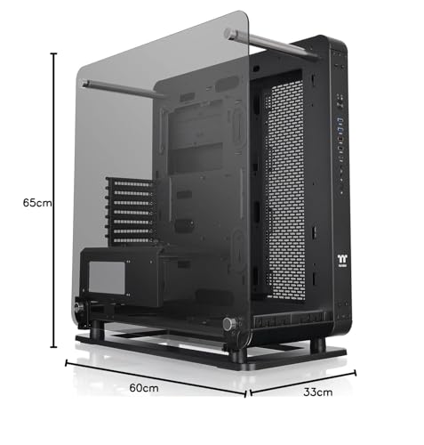 Image of Thermaltake Core P6 TG /Black /Wall Mount /SPCC /4mm Tempered Glass*3