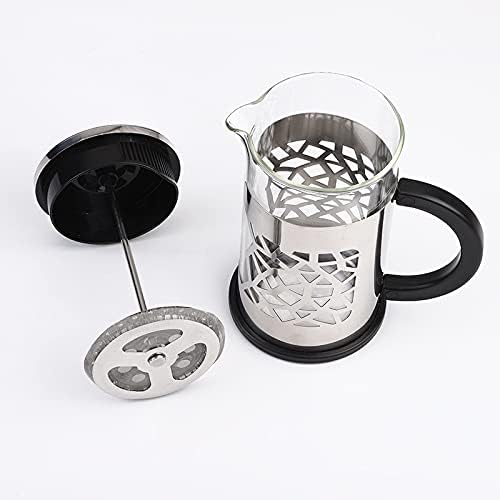 Coffee Press 600ML Glass Body Press Pots Stainless Steel Cup Holder Small Diameter Filter Coffee Maker Kitchen Tools Pots