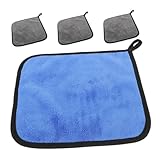 WOONEKY 4 Uds Paño De Limpieza para Tacos De Billar Toallas para Palos De Billar Toalla De Limpieza Reutilizable para Billar Accesorios para Tacos De Billar Suministros De Billar
