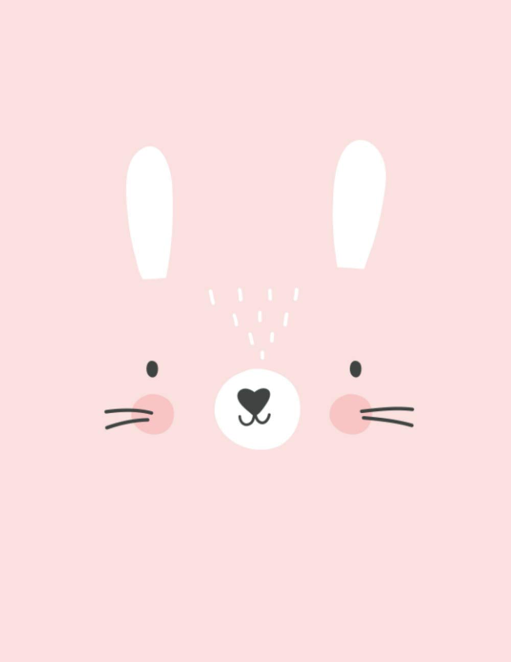 Bunny Sketchbook: Cute Pink Rabbit Journal - Large Blank Sketchbook for Drawing, Writing & Painting - 8.5 x 11 Inches - 110 Pages (Kawaii Zoo Collection)