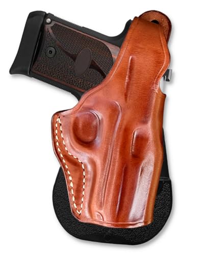 Masc Premium Leather OWB Paddle Holster with Thumb Break fits,