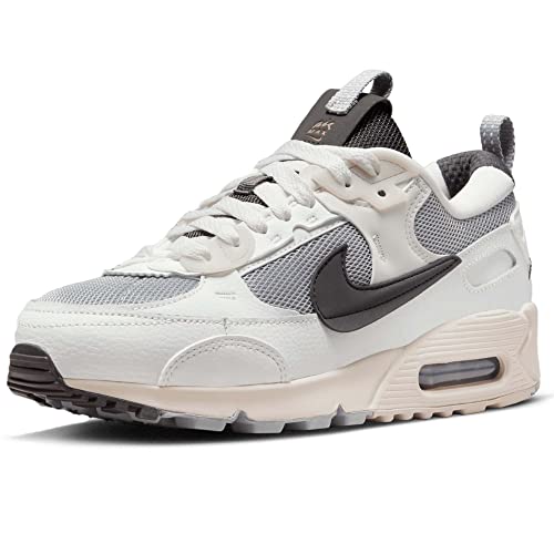 Nike Damen Air Max 90 Futura Running Trainers DZ4708 Sneakers Schuhe (UK 5 US 7.5 EU 38.5, Wolf Grey medium ash 001)