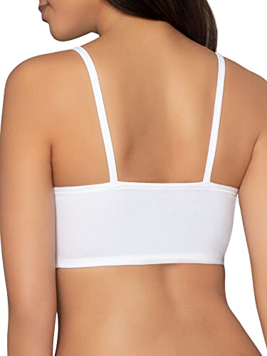 Image of Fruit of the Loom Women's Spaghetti Strap Cotton Sports Bra - All-Day Comfort & Easy Movement