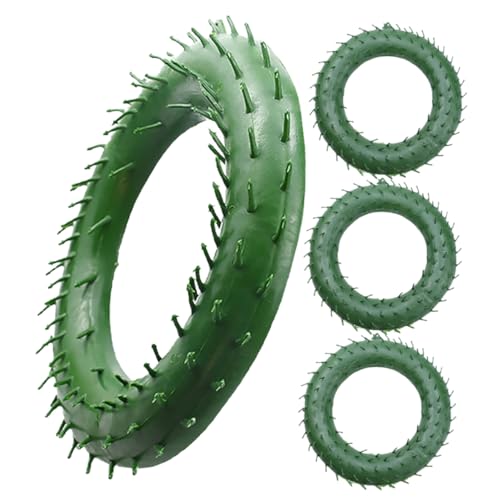 Levemolo 4pcs Decor DIY Wreath Frame Round Wreath Rack Accessories for Festive Decor