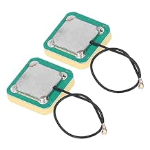 2Pcs High Gain Active GPS Antenna 28dB Ceramic Patch Internal Navigation Antenna with Cable for Vehicle Navigation System