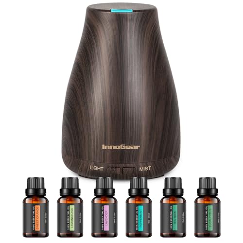 InnoGear Essential Oil Diffuser with Oils, 100ml Aromatherapy Diffuser with
