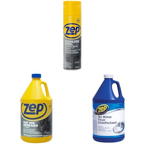 Limpiador y Pulidor Acero Inoxidable Zep Pack Triple