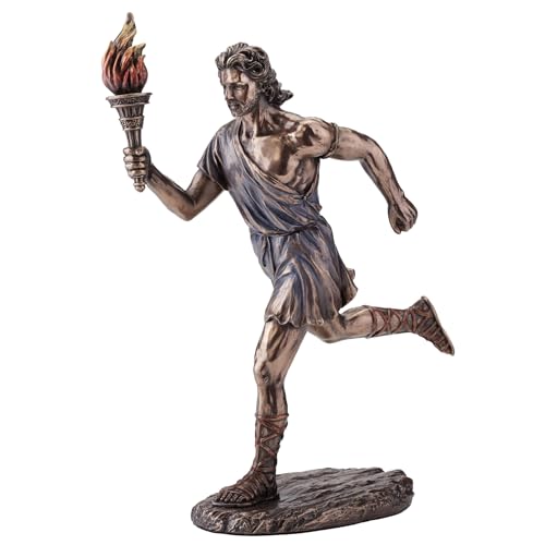 Estatua Veronese Design portador de antorcha de 9 pulgadas