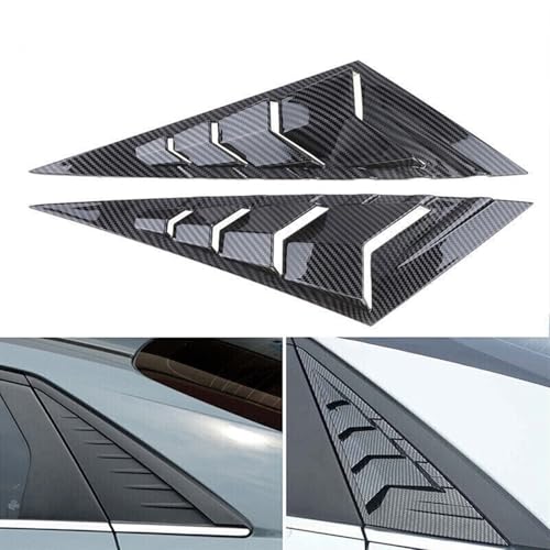 Spoiler latéral de lunette arrière noir pour Hyundai Elantra 2021-2022