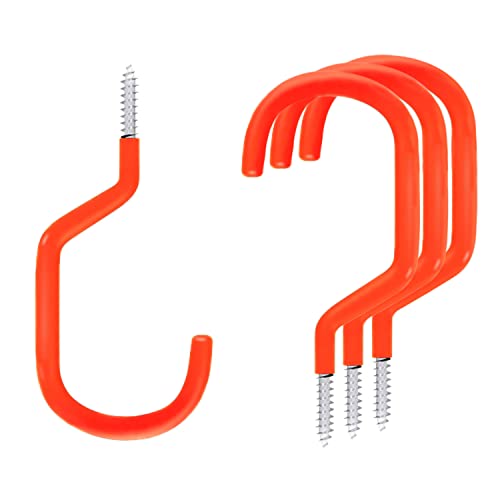 SMARTOLOGY Bike Storage Hook, Bike Hanger, Rubber Coated Heavy Duty