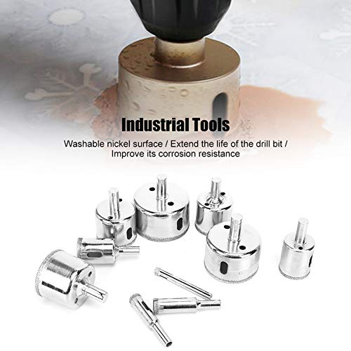 Set de brocas diamantadas 6-50 mm para vidrio y mármol miniatura 5