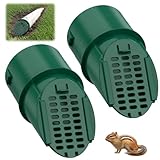 2 Pack 4' Slope Drainage Grate Cover, Rain Diverter, Drainage Grate Yard Drain, Drain Emitter for Sump Pump Discharge & Downspout Extensions, Fit 4' SCH 40, 4' SDR 35, 4' Corrugated Pipe-Green