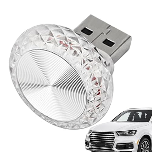 Luce LED per interni dell'auto - Mini lampada USB ad atmosfera, decorazione notturna colorata, accessori per illuminazione ambientale | Luce LED portatile ad atmosfera per decorazione degli interni