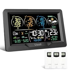 Uzoli EM 3390 7 . 5 " Weather Station, Weather Station Wireless Indoor Outdoor Thermometer, Digital