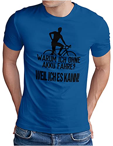 T-shirt vélo sans batterie OM3 cadeau homme passionné cyclisme