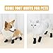 4 PCS Cat Boots, Cat Mittens to Prevent Scratching, Breathable Mesh Cat Foot Covers, Adjustable Cat Claw Protectors or Cats When Bathing and Nail Trimming