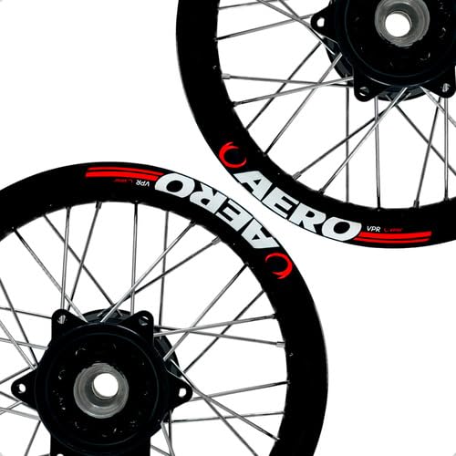 Par de Roda Aro Alumínio Viper Aero Bros 125 150 160 Raios 4mm Tambor
