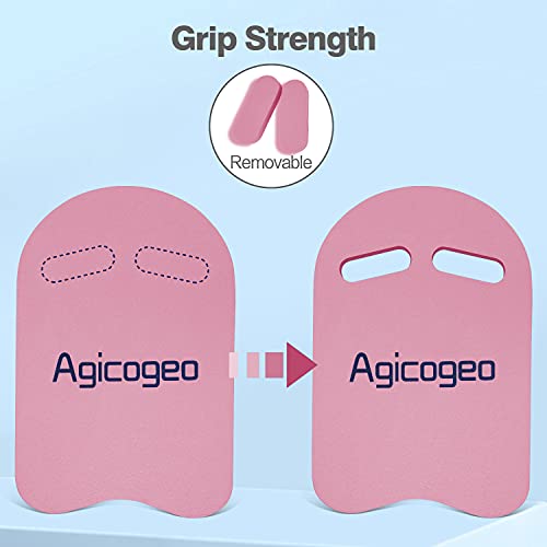 Image of Swimming Kickboards, Swimming Training Equipment for Adults, Swim Pool Aid Float Kickboard for Kids and Beginner [EVA Foam] (Pink)