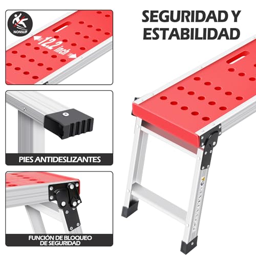 Escalera burro de aluminio 17 Imagen adicional