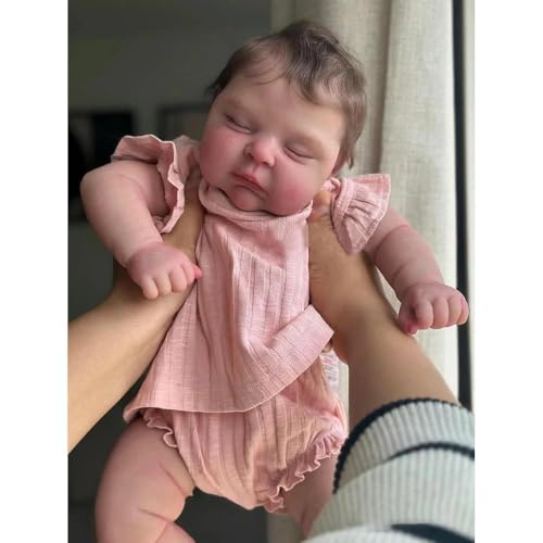 Muñeca Reborn Realista de Silicona 20 Pulgadas miniatura 3