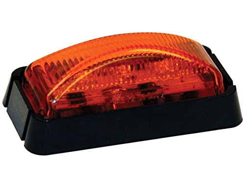 Buyers Products Company Luz de marcador ámbar rectangular de 3 LED de 2-1/2 pulgadas