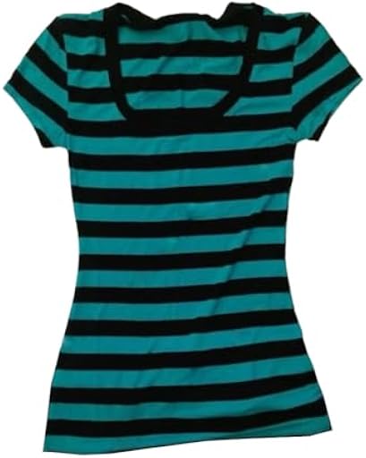 Women Y2k Crop Graphic T Shirts Stripes Short Sleeve Tees Causal Streetwear
