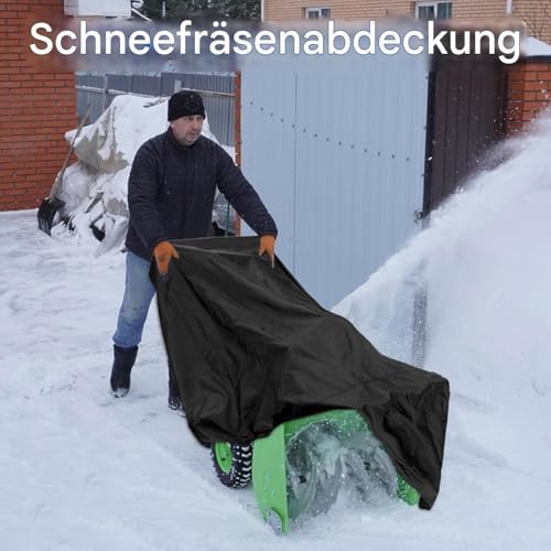 Housse pour chasse-neige bâche robuste contre humidité terrasse - 3