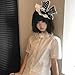 Fashionable anime hair accessories fabric structure stays securely attached accessories anime bow clip easy to wear, フリーサイズ