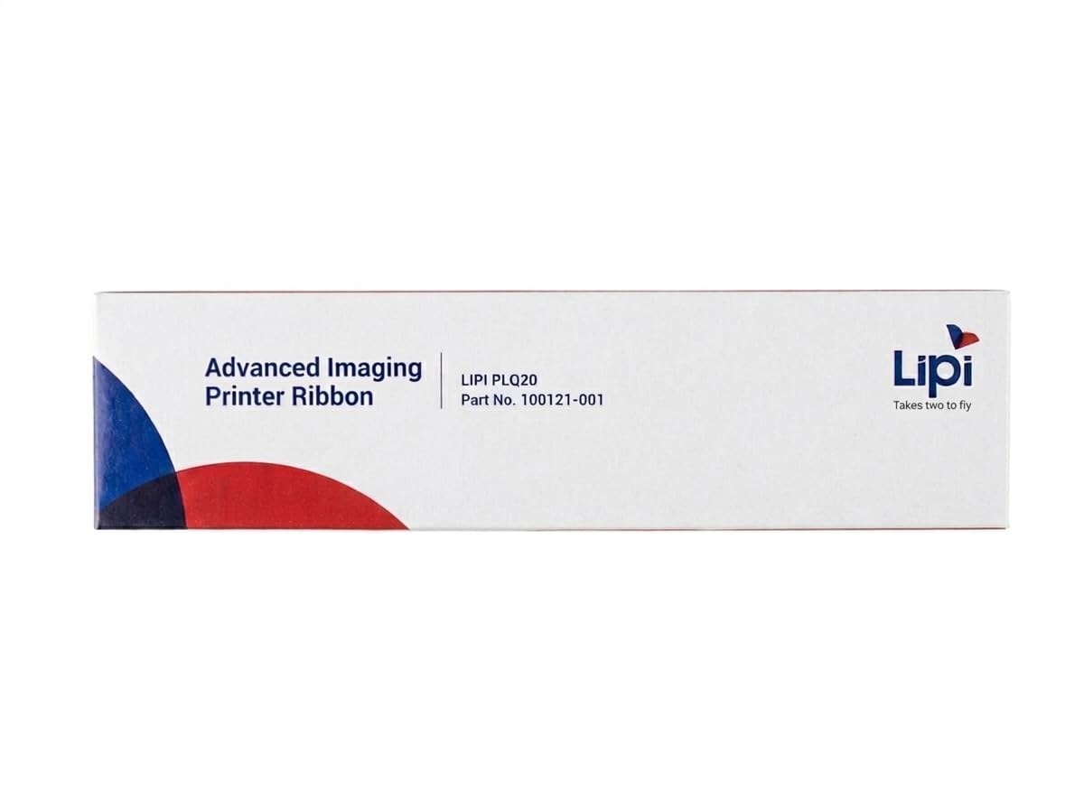 Lipi PLQ20 Ribbon Cartridge Compatible with Epson PLQ-20 - Reliable & Long-Lasting Performance, Crisp Text & Graphics, Advanced Imaging Ribbon for Passbook Printer (6.36 x 15m)-image-20