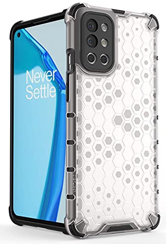 Image of Glasgow Back Case Cover Compatible with OnePlus 9R (Stylish Design) -Transparent
