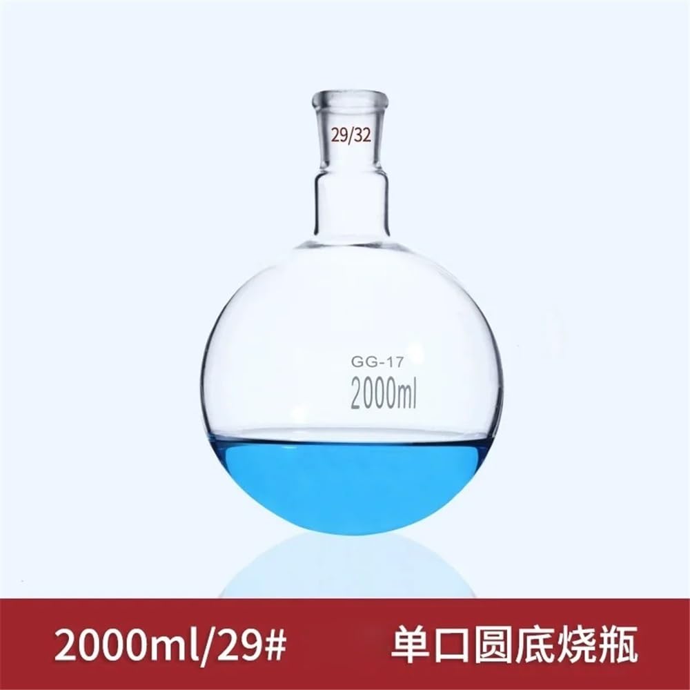 Attrezzature e forniture di laboratorio Pallone a fondo tondo con bocca standard singola, capacità 100 ml-250 ml-500 ml-50000 ml e pallone collo 29/32