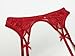 TVRtyle Women’s Red Metal Clips Sexy Garter Belts for Stockings S512 (X-Large, Red)