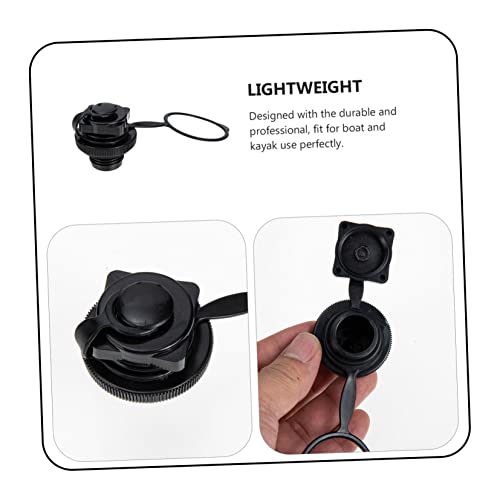 Toddmomy 4 Pcs tampa da válvula de ar da cama de ar plug de válvulas para caiaque tampa de válvulas