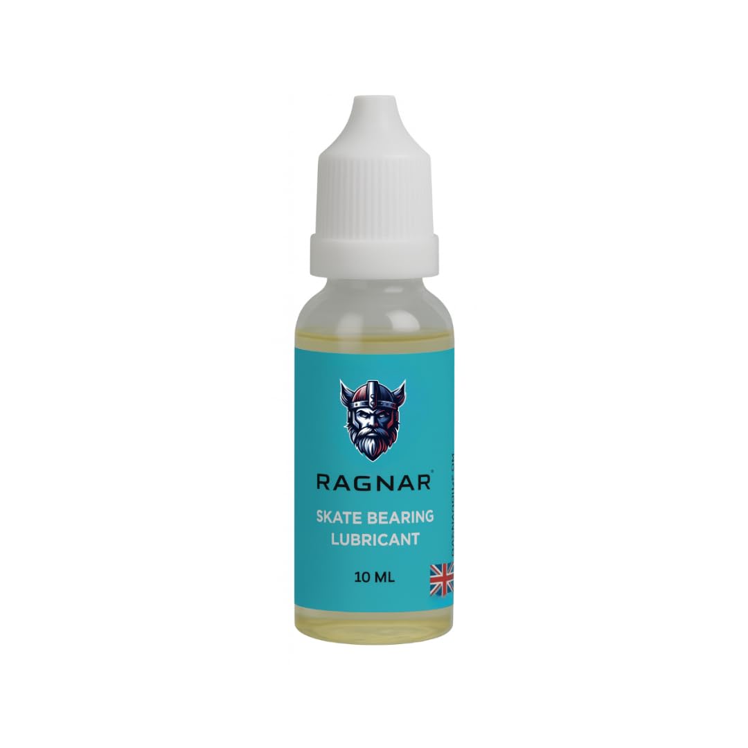 Ragnar Skate Bearing Lubricant 10 ml – Low-Viscosity Bearing Oil for Skateboard, Longboard, Roller & Inline Skates | Fast Spin, Rust Protection, Water Separation